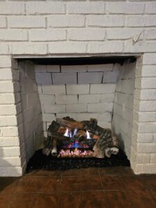 Living Room with Fireplace